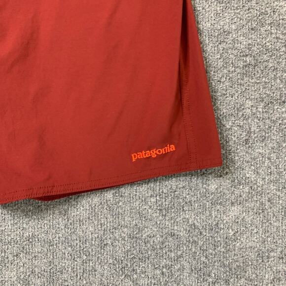 Patagonia Board Shorts Mens 34 Cardinal Nylon Blend Stretch Wavefarer Swim Surf - Picture 3 of 12